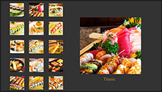 US Sushi flash menu items preview
